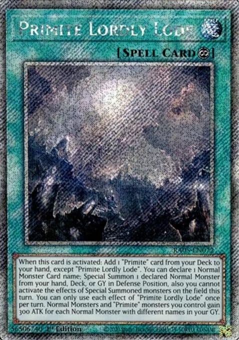 Primite Lordly Lode (Platinum Secret Rare)