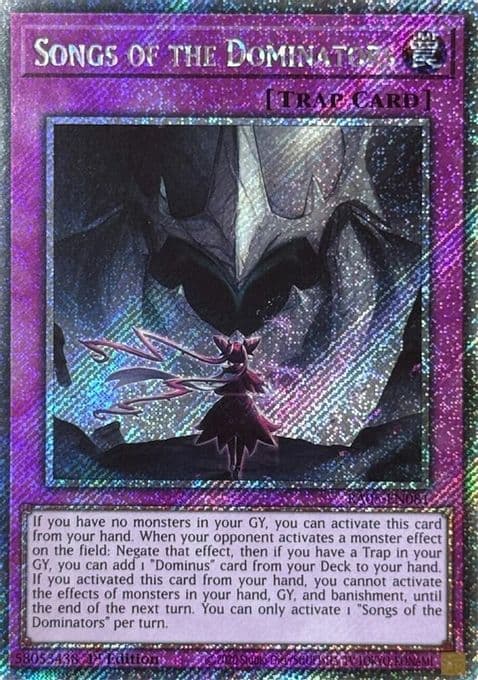 Songs of the Dominators (Platinum Secret Rare)