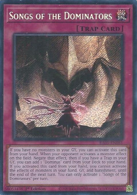 Songs of the Dominators (Secret Rare)