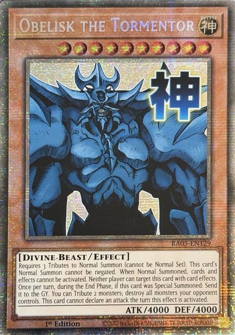 Obelisk the Tormentor (Starlight Rare)