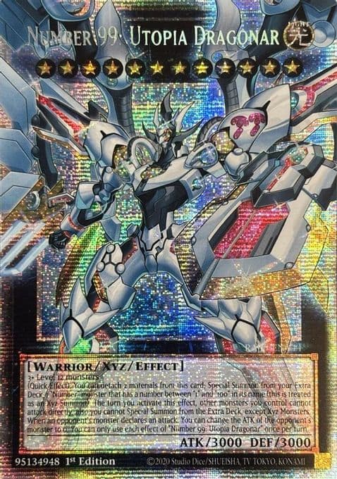 Number 99: Utopia Dragonar (Starlight Rare)