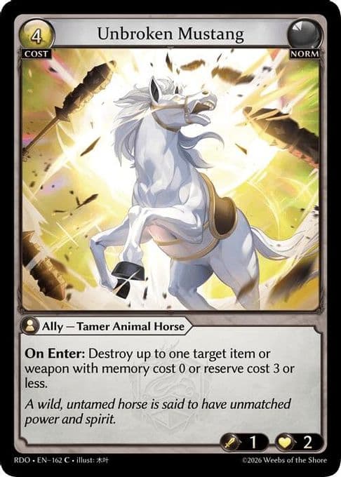 Unbroken Mustang