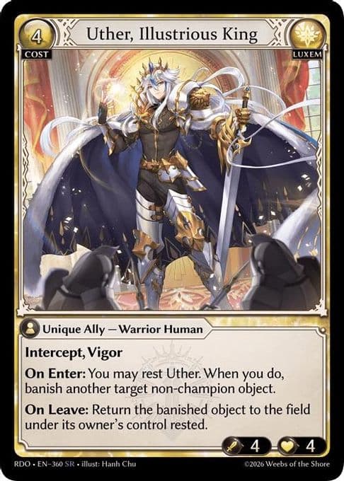 Uther, Illustrious King