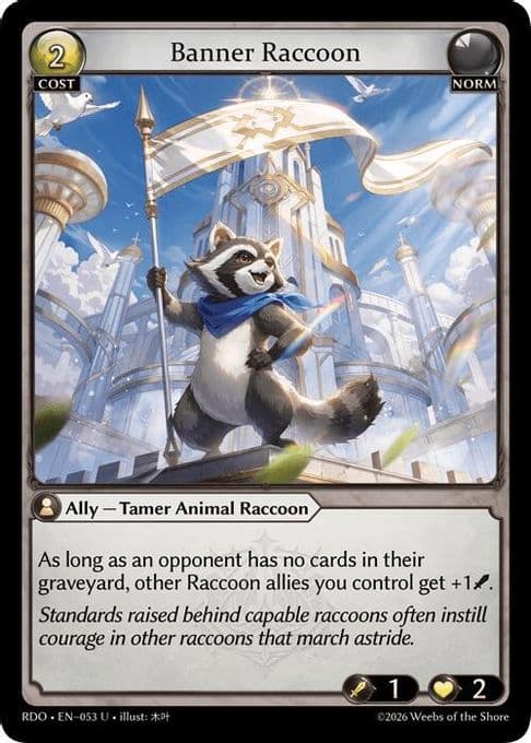 Banner Raccoon (Curio Foil)