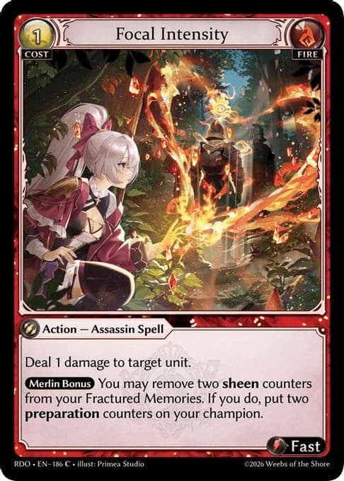 Focal Intensity (Curio Foil)