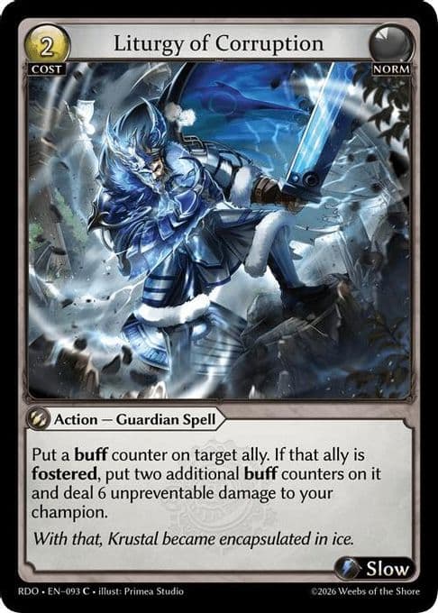 Liturgy of Corruption (Curio Foil)
