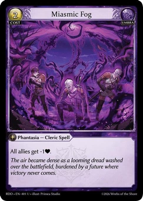 Miasmic Fog (Curio Foil)