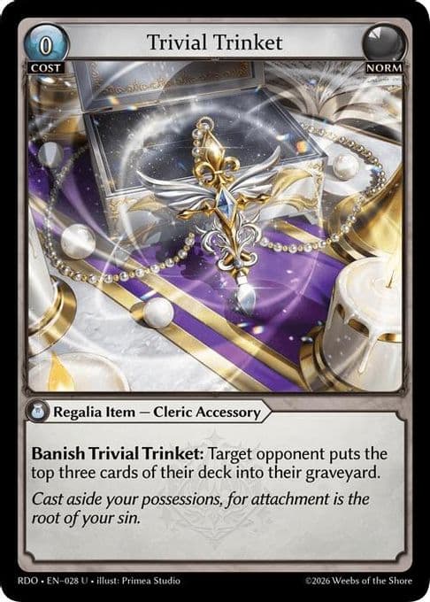 Trivial Trinket (Curio Foil)
