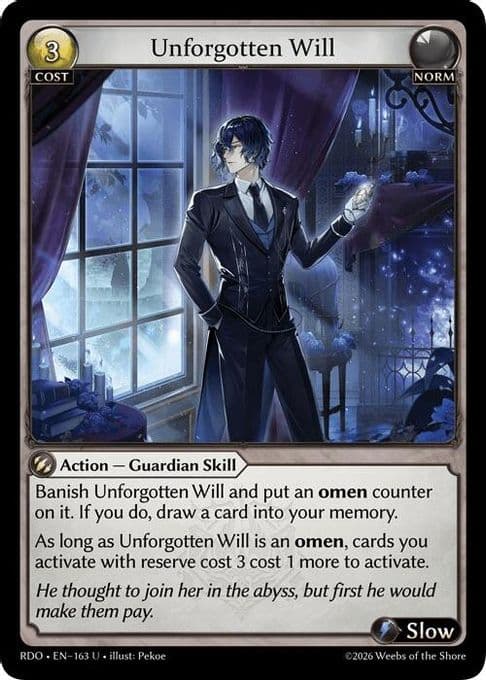 Unforgotten Will (Curio Foil)