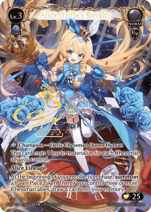 Alice, Trifle's Royalty (CSR)