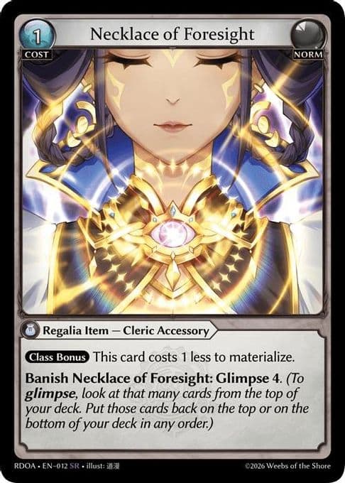 Necklace of Foresight