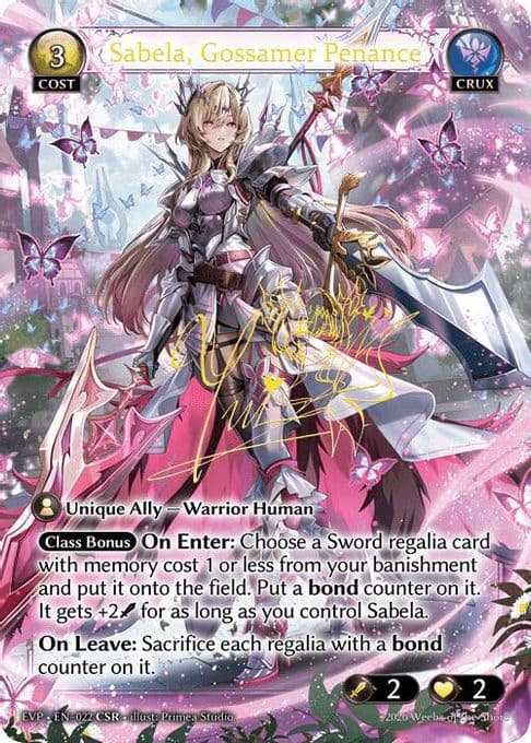 Sabela, Gossamer Penance