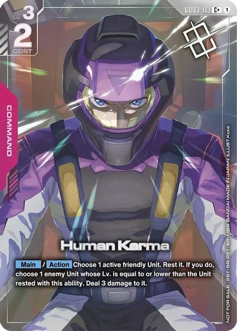 Human Karma (Store Tournament Winner Pack 04)