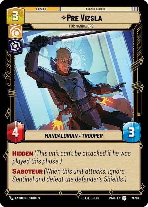 Pre Vizsla - For Mandalore!