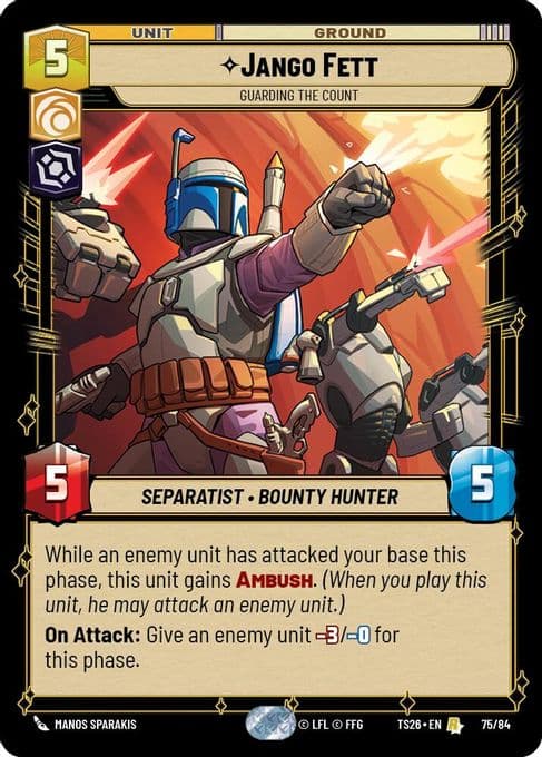 Jango Fett - Guarding the Count