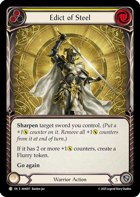 Edict Of Steel (Yellow)