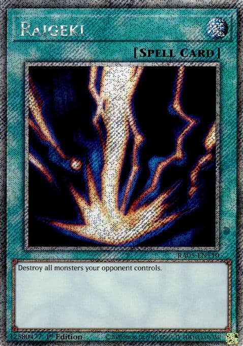 Raigeki (Platinum Secret Rare)