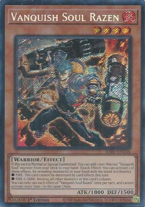Vanquish Soul Razen (Secret Rare)