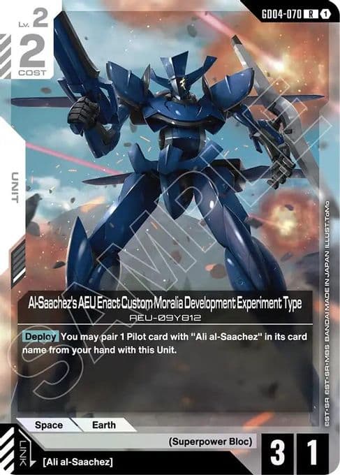 Al-Saachez's AEU Enact Custom Moralia Development Experiment Type
