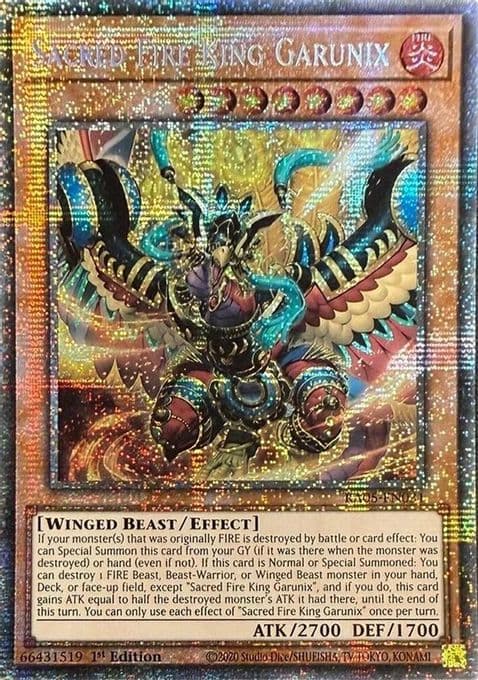 Sacred Fire King Garunix (Starlight Rare)
