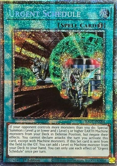 Urgent Schedule (Starlight Rare)
