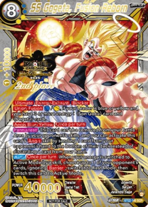 SS Gogeta, Fusion Reborn (2025 World Championship Stamp) (2nd Place)