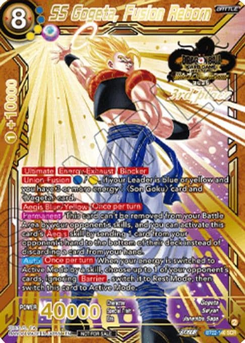 SS Gogeta, Fusion Reborn (2025 World Championship Stamp) (3rd Place)