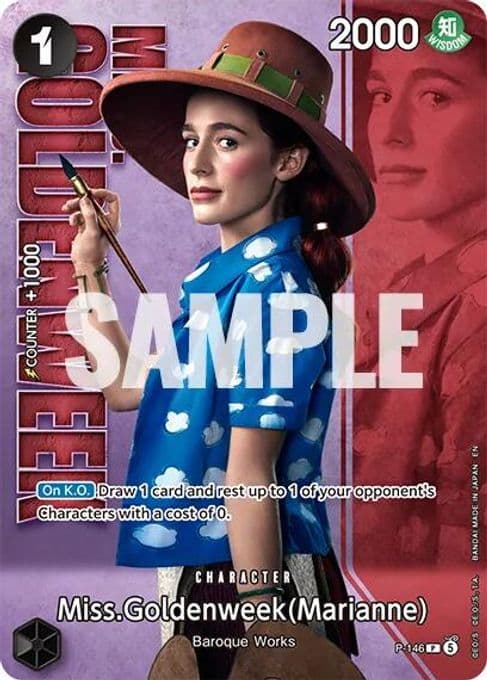 Miss.Goldenweek (Marianne) - P-146 (Premium Card Collection -Live Action Edition Vol.2 Baroque Works-)