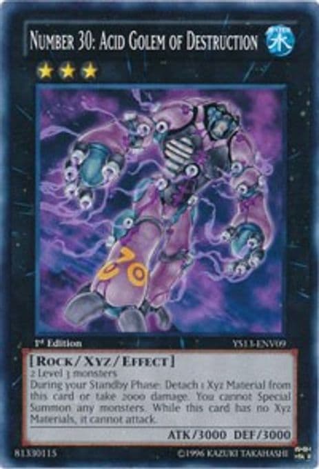 Number 30: Acid Golem of Destruction