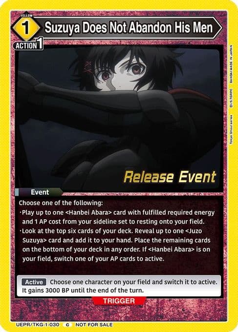 Suzuya Does Not Abandon His Men