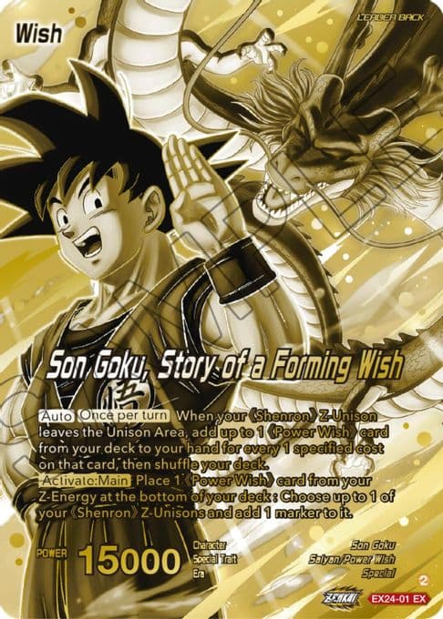 Son Goku // Son Goku, Story of a forming Wish (Championship Golden Card 2026 Vol.1)