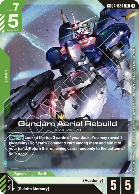 Gundam Aerial Rebuild (GD04 Release Event)