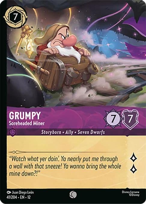 Grumpy - Soreheaded Miner (Foil)