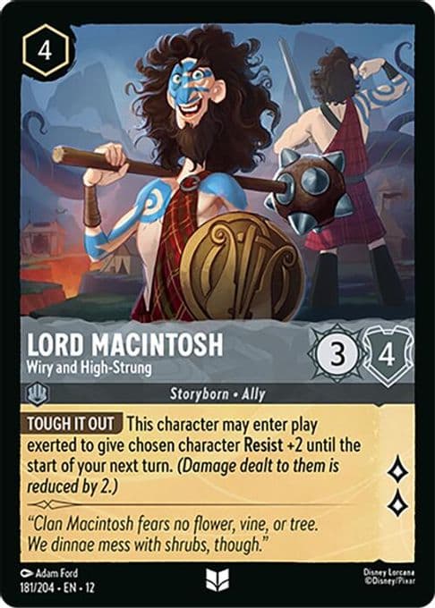 Lord Macintosh - Wiry and High-Strung