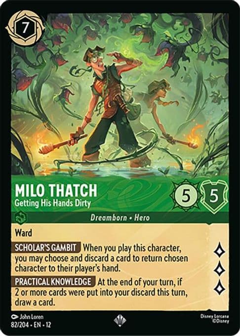 Milo Thatch - Getting His Hands Dirty