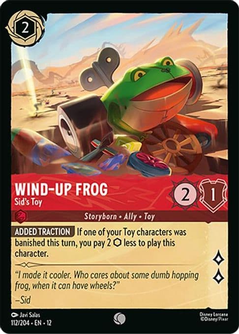 Wind-Up Frog - Sid's Toy