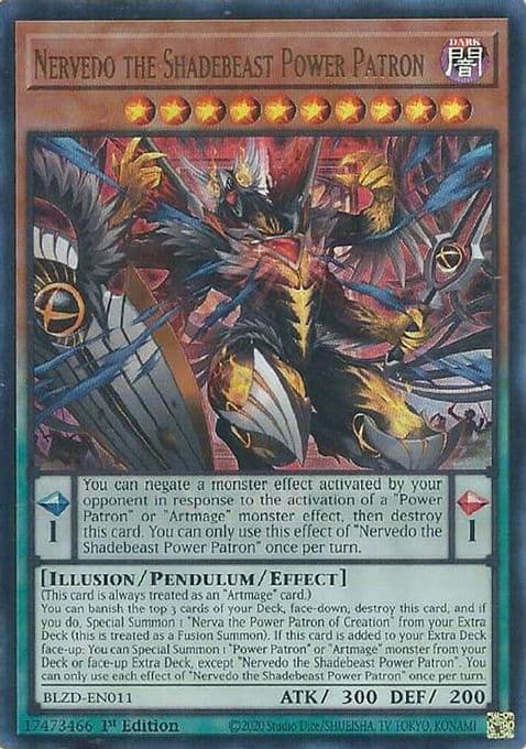 Nervedo the Shadebeast Power Patron