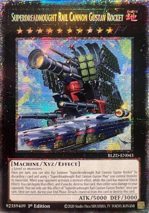 Superdreadnought Rail Cannon Gustav Rocket (Starlight Rare)