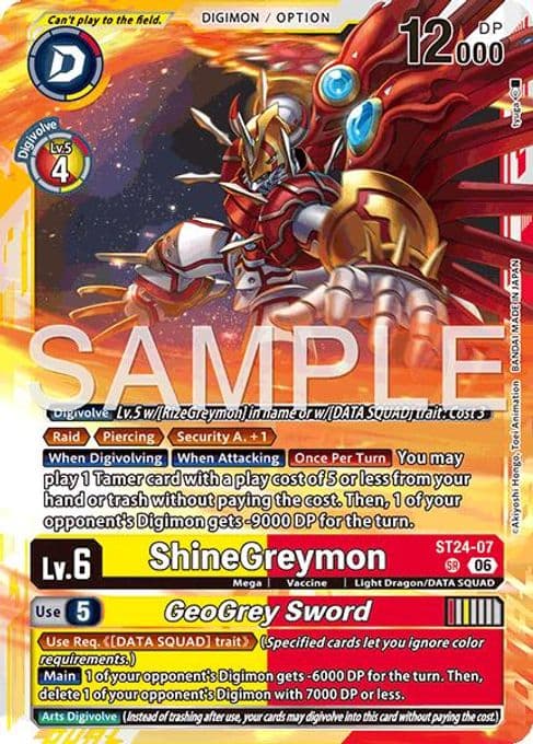 ShineGreymon // GeoGrey Sword