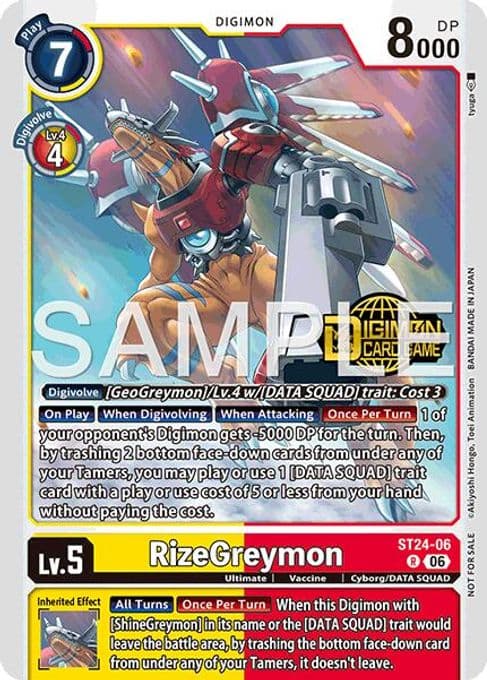 RizeGreymon (Welcome Tamers Pack Vol.2)