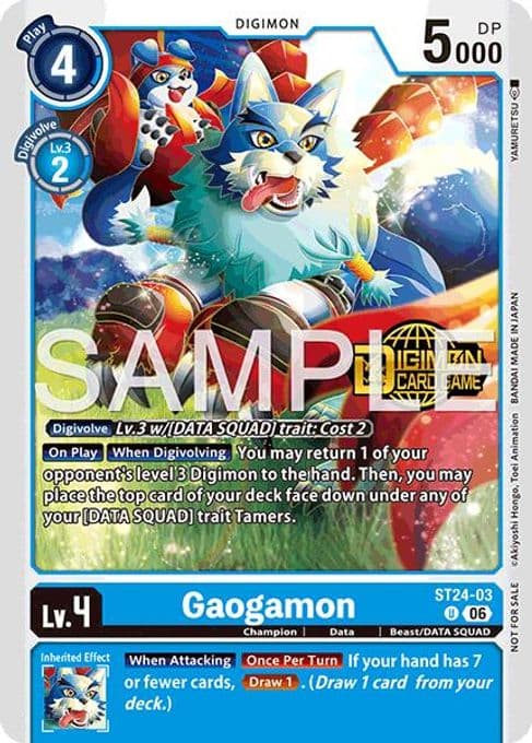 Gaogamon (Welcome Tamers Pack Vol.2)