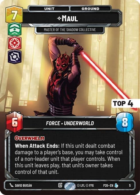 Maul - Master of the Shadow Collective (Top 4)