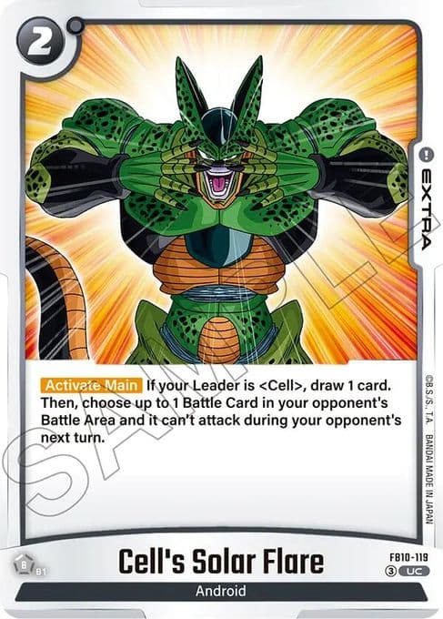 Cell's Solar Flare
