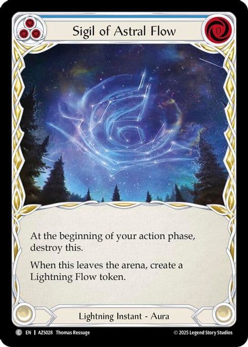 Sigil Of Astral Flow (Blue)