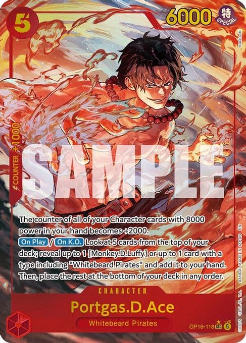 Portgas.D.Ace (118) (Alternate Art)