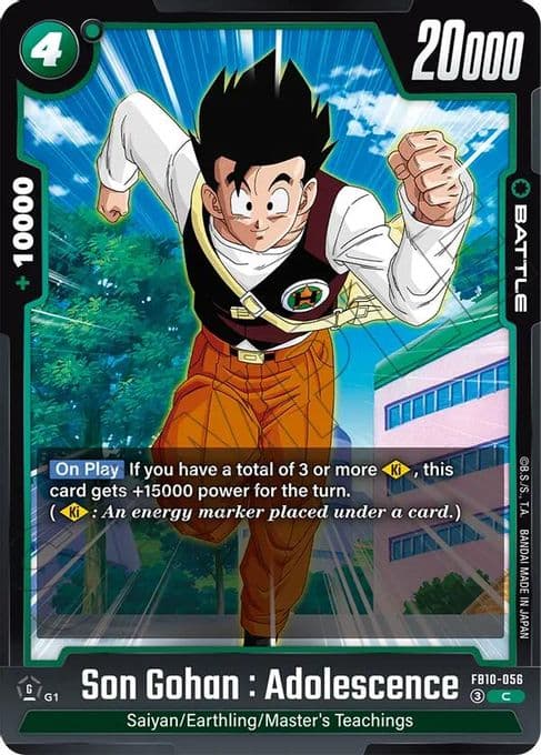 Son Gohan : Adolescence