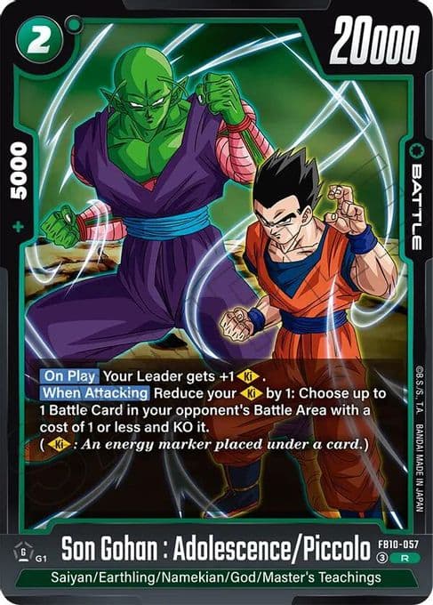 Son Gohan : Adolescence/Piccolo