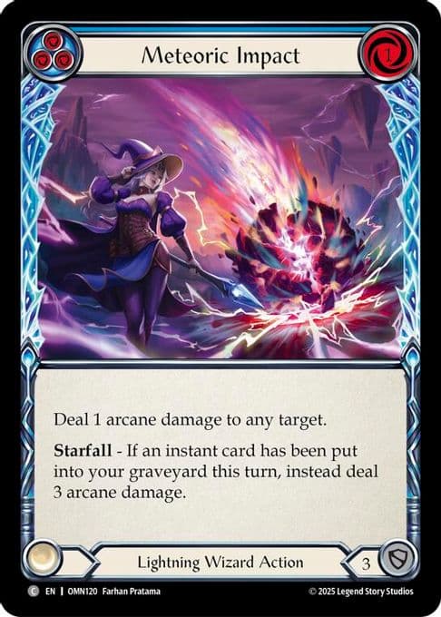 Meteoric Impact (Blue)