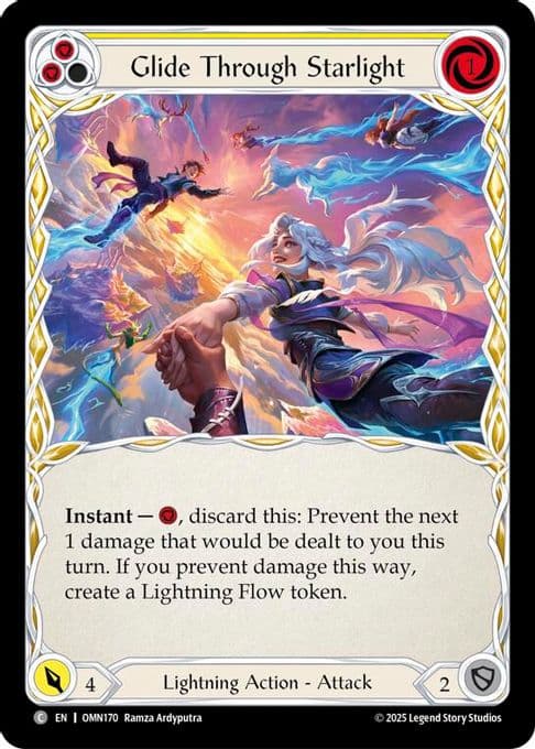Glide Through Starlight (Yellow)