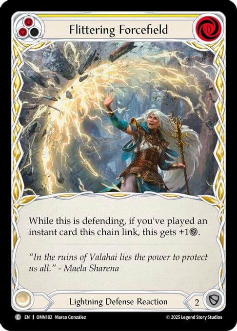 Flittering Forcefield (Yellow)